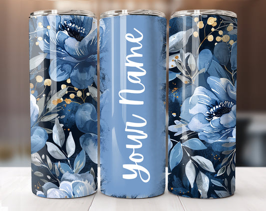 Tall Skinny Thermal Tumbler Personalized 20 oz image 1