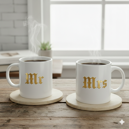 Personalized Mr and Mrs Coffee Mug image 3