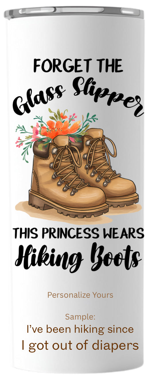 Forget the Glass Slippers Tall Skinny Thermal Tumbler image 1