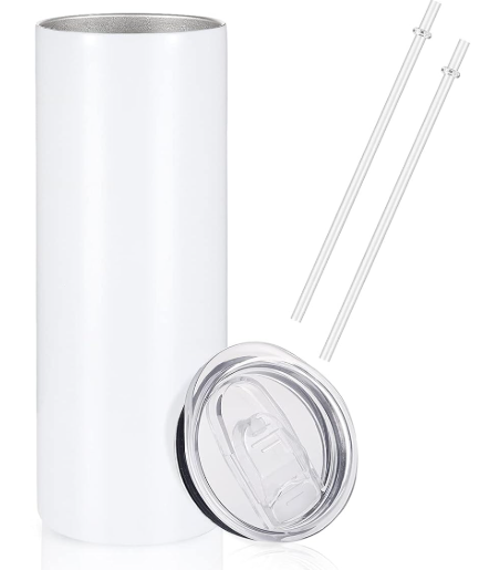 Eagle and American Flag Keepsake 20 oz Skinny Tumbler image 1