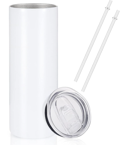 Eagle and American Flag Keepsake 20 oz Skinny Tumbler image 1