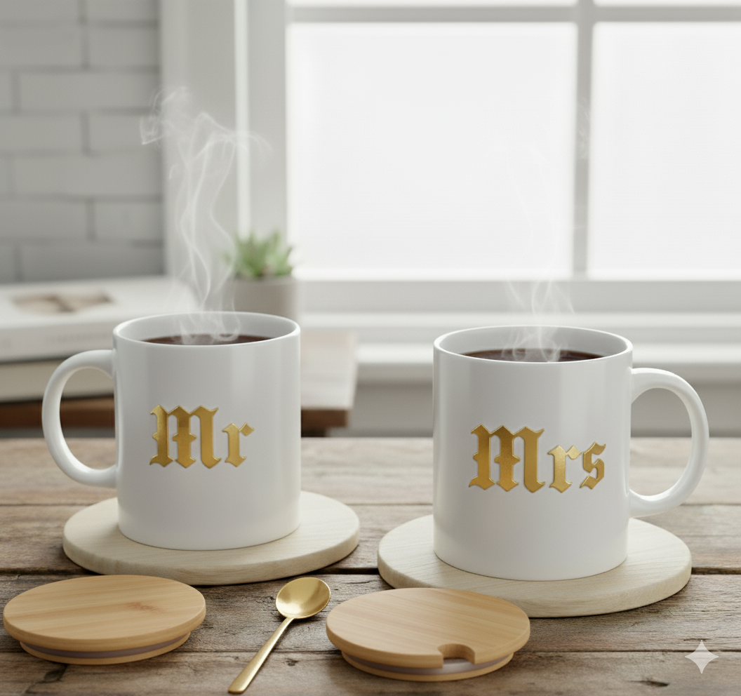 Personalized Mr and Mrs Coffee Mug image 4