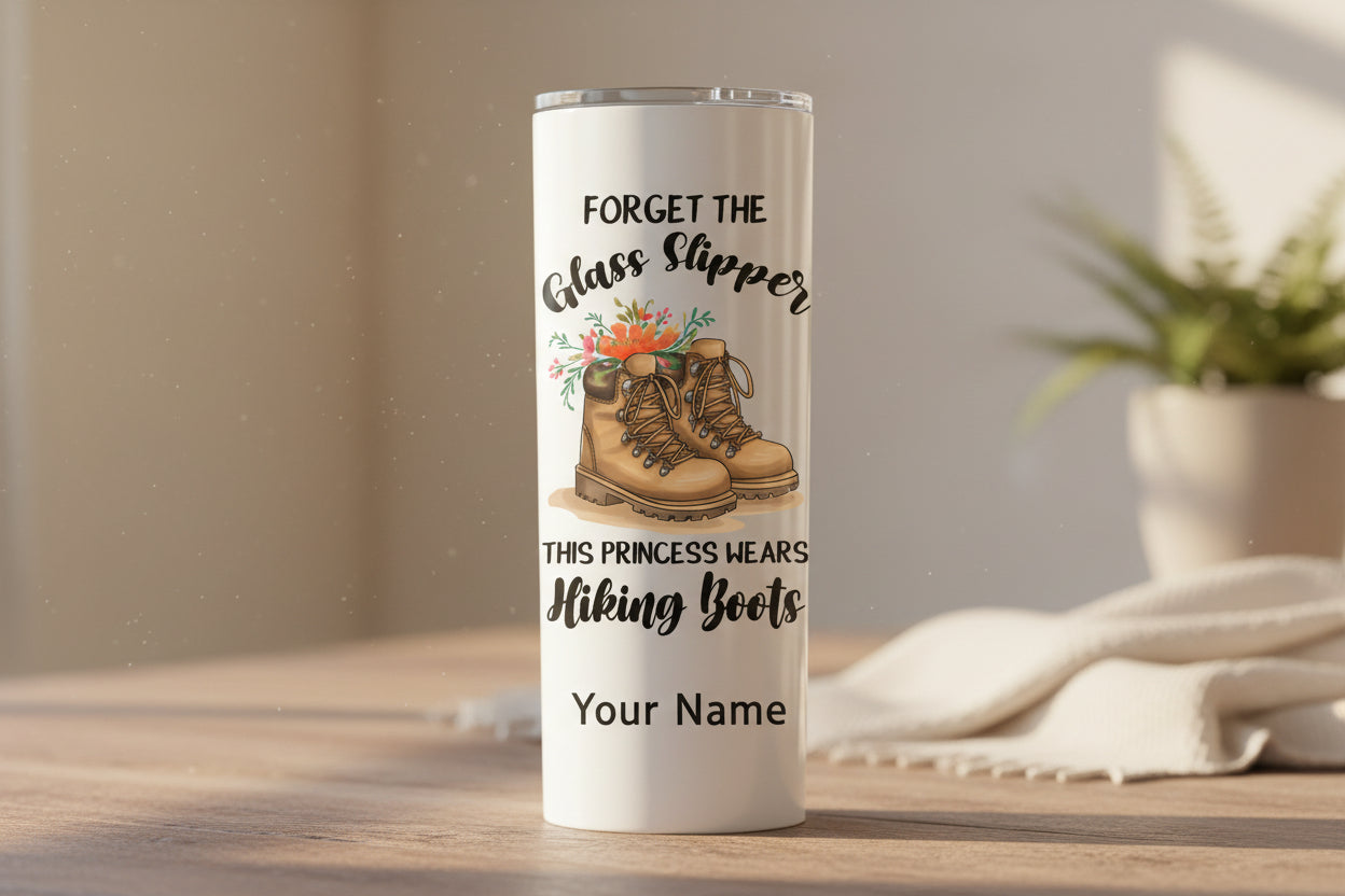 Forget the Glass Slippers Tall Skinny Thermal Tumbler image 3