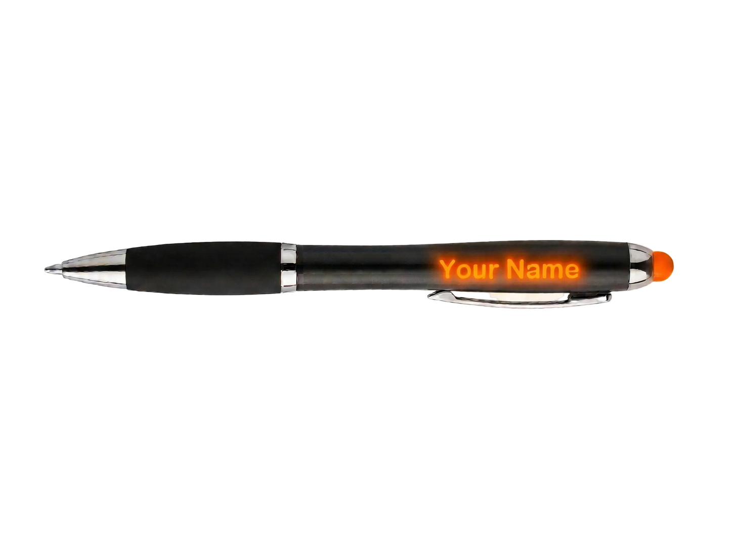 Personalized Laser Engraved LED Lighted Ink Pens 5 Color Choices