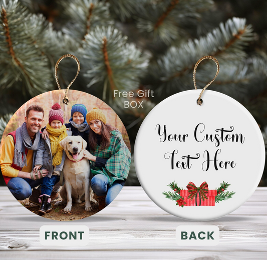 Personalized Christmas Ornament – Custom Holiday Keepsake
