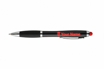 Personalized Laser Engraved LED Lighted Ink Pens 5 Color Choices