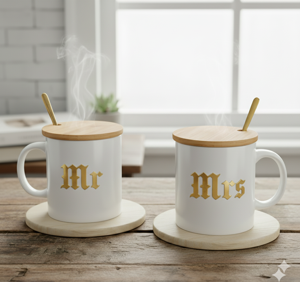 Personalized Mr and Mrs Coffee Mug image 0