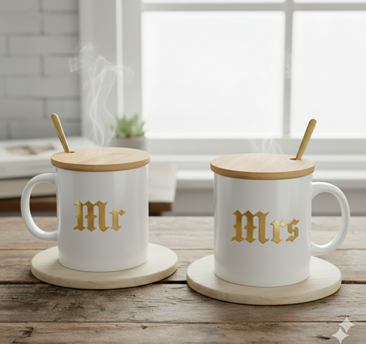 Personalized Mr and Mrs Coffee Mug image 0