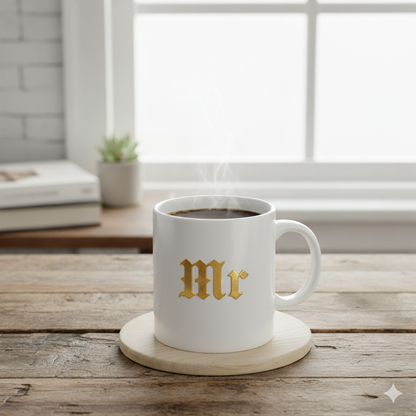 Personalized Mr and Mrs Coffee Mug image 1