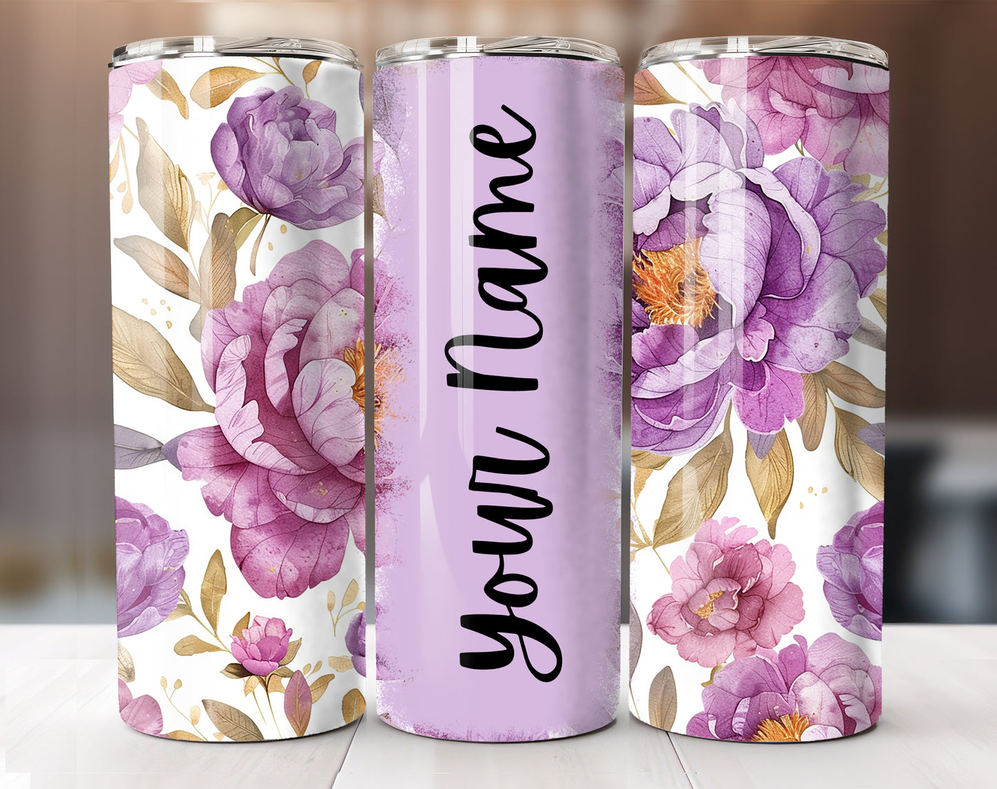 Tall Skinny Thermal Tumbler Personalized 20 oz image 4