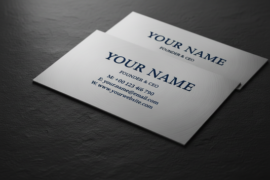 Premium Metal Business Card Credit Card Rounded Corners