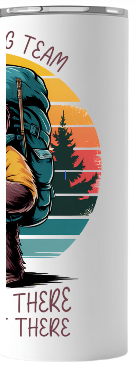 Sloth Hiking Team Tall Skinny Thermal Tumbler image 4